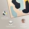 Art Remedy Melt my Bling Contemporary Shapes Abstract Wall Art Framed - 4 of 4