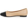 Women's Plus Size WIDE FIT Ebony Ballet Flat - almond | CITY CHIC - 4 of 4