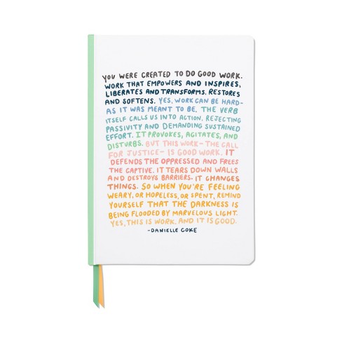 Ruled Jumbo Journal Do Good Work - Designworks Ink : Target
