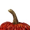 Northlight Autumn Harvest Woven Pumpkin Decoration - 8.5" - Orange - 4 of 4