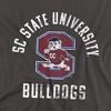 South Carolina State University Official Bulldogs Logo Adult T Shirt, Black - 2 of 4