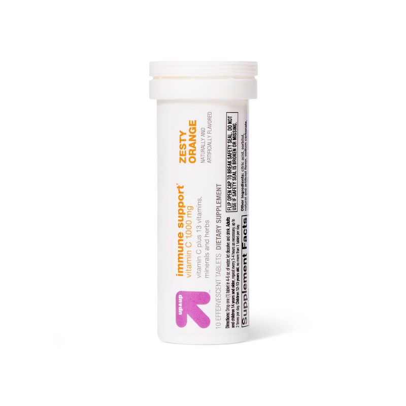 Immune Support Effervescent Tablets - Orange Flavor - 10ct - up &#38; up&#8482;, 3 of 6