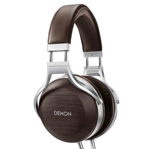 Denon AH-D5200 Over-Ear Headphones (Zebrawood) - 1 of 4