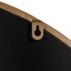 Storied Home Decorative Metal Arched Windowpane Wall Mirror, Gold - 3 of 4