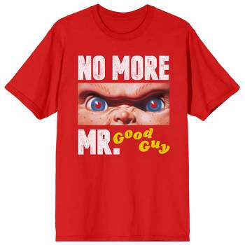 Chucky No More Mr. Good Guy Crew Neck Short Sleeve Red Women's T-shirt