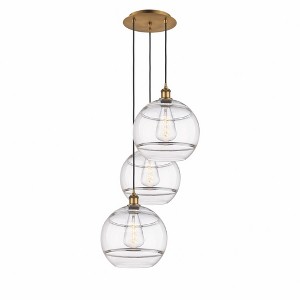 Rochester - 3 Light Cord Hung Multi Pendant In Industrial Style-40.88 Inches Tall and 18.5 Inches Wide - 1 of 1