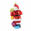 Huras Family 7.0 Inch Dont Drop The Presents Santa Ornament Gifts Christmas Tree Ornaments - 2 of 3