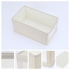 Unique Bargains Foldable Decorative Storage Bin with Handles for Shelves Closet 1 Pack - 2 of 4