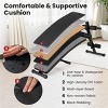 SEVOBAL Home Gyms Adjustable Sit Up Bench with Multi-Layer Cushion and Sturdy Metal Frame for Full Body Workout, Black, 25.69"*19.1"*17.92" - 3 of 4