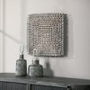 Uttermost Portside Wood Wall Panel – 24x24 Inches, Beech and Fir Wood, Light Finish with Gray Glaze, Coastal Style - 4 of 4