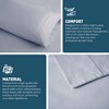 600 Thread Count Cotton Blend Deep Pocket Ultra Soft Fuzzy Sheet Set, Prime Bedding Sets for Bedroom, Cozy Winter Bedding for Luxury Decor Style, Machine Washable Fitted Sheet for Queen / King Size, Xmas Bedding - 3 of 4