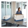 Bankers Box LIBERTY Heavy-Duty Strength Storage Boxes, Letter Files, 12.25" x 24.13" x 10.75", White/Blue, 4/Carton - 3 of 4