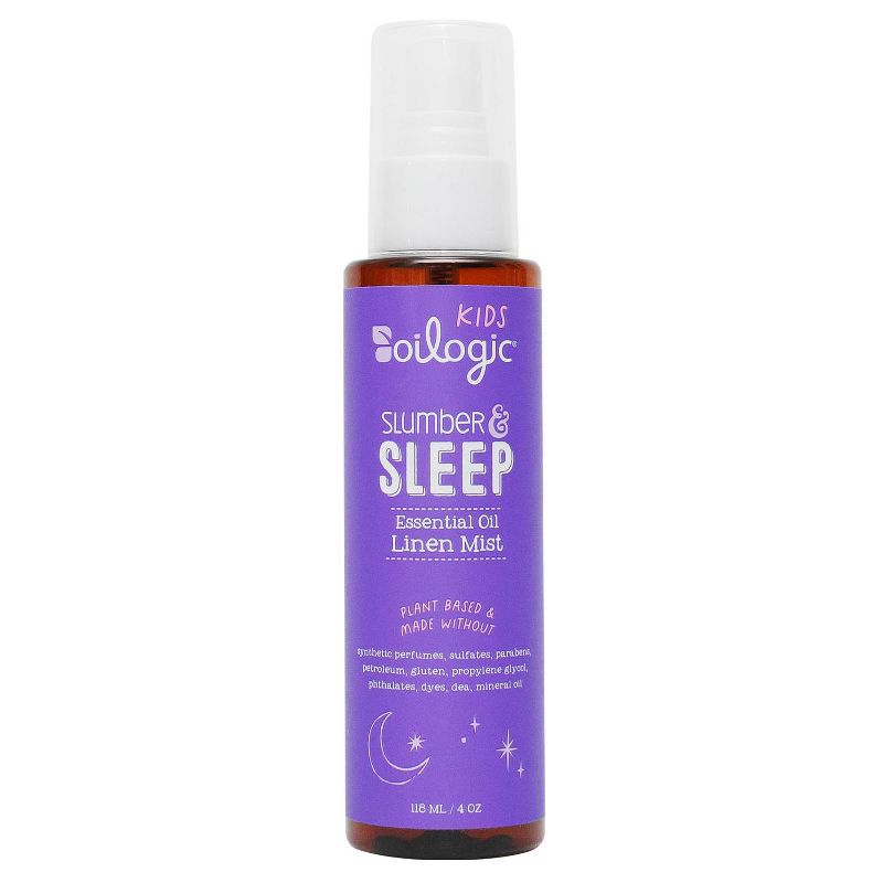 Oilogic Kids&#39; Slumber &#38; Sleep Essential Oil - Linen Mist - 4 fl oz, 1 of 9