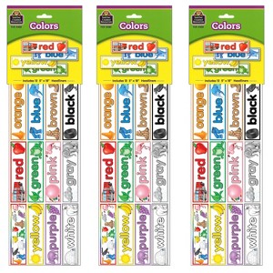 Teacher Created Resources® Colors Headliners, 12 Per Pack, 3 Packs - 1 of 2