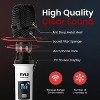 Pyle PDWM221WT.6 Universal UHF Wireless Microphone System | Quad Channel Design, Includes (4) Handheld Microphones (White) - 4 of 4