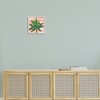Stupell Industries Modern Glam Outline Palm Tree Framed Giclee Art, White, 12" x 12" - 3 of 4