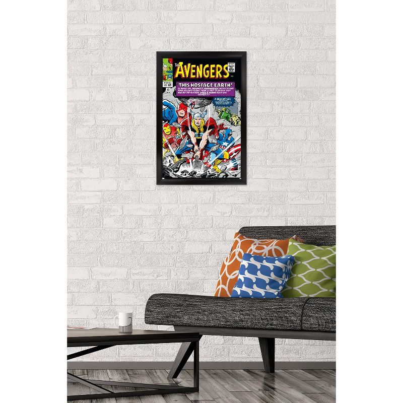 Trends International Marvel Comics - Avengers #12 Framed Wall Poster Prints, 2 of 7