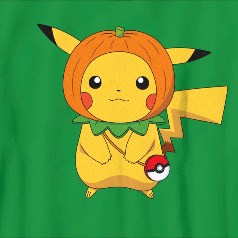 Boy's Pokemon Halloween Pumpkin Pikachu T-Shirt, 2 of 5