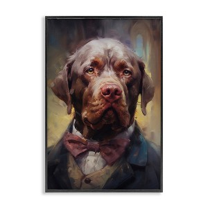 Stupell Industries Dog in Timeless Suit Fashion Framed Giclee Art - 1 of 4