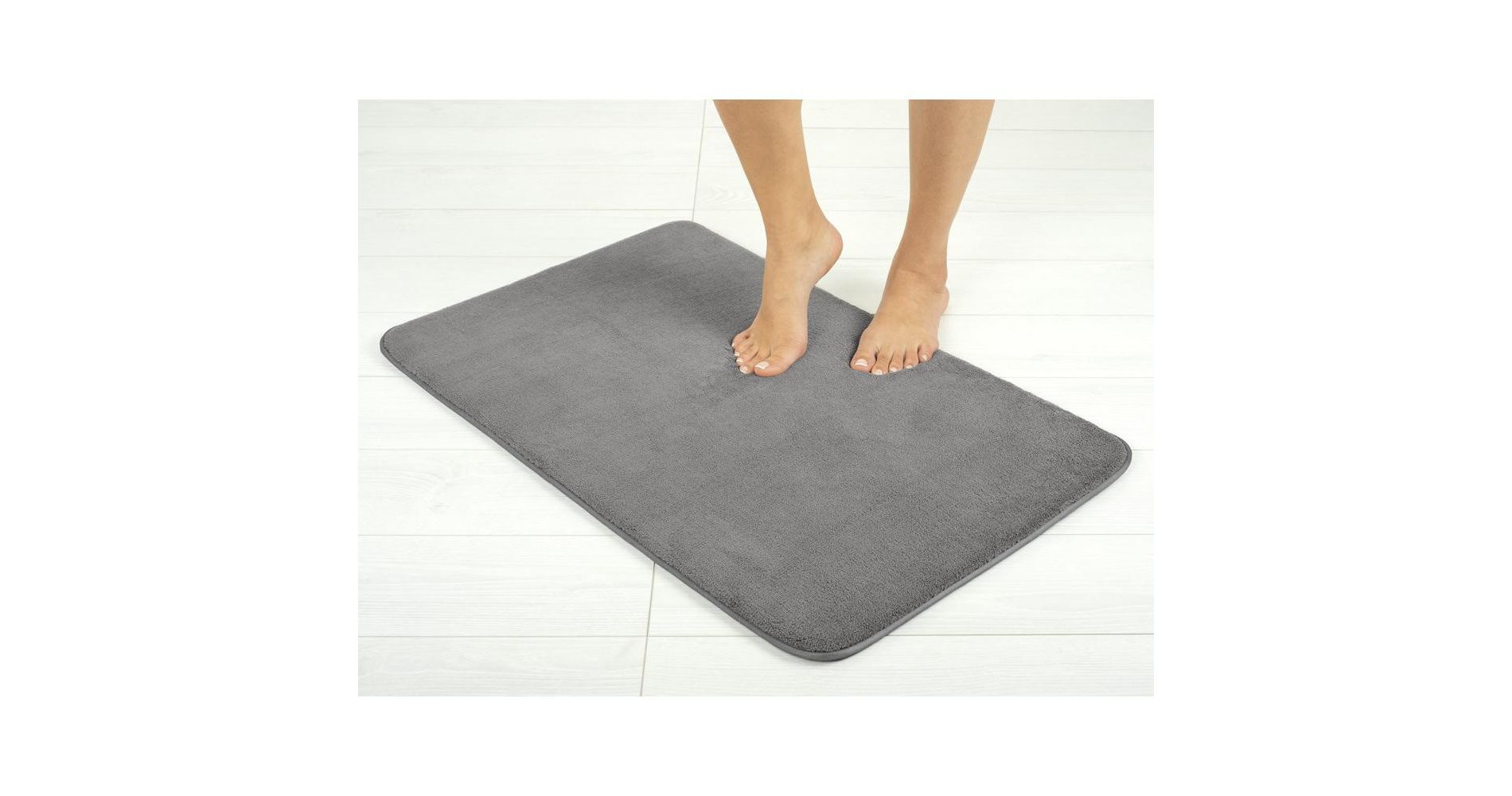American Soft Linen Fluffy Foamed Turkish Bath Rug, 21x32" Bath Rugs for Bathroom, 100% Polyester Upper Fluffy Surface and Slip Resistant Bottom Base