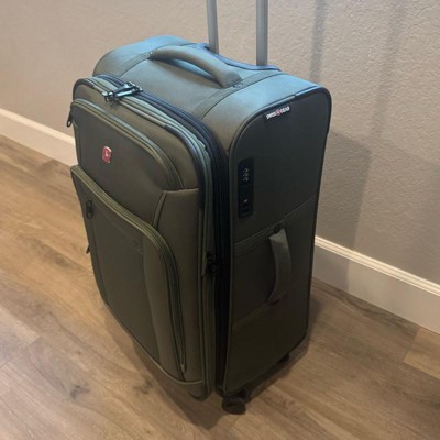 SWISSGEAR Zurich Softside Medium Checked Suitcase - Black : Target