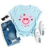 S.W.Smiley Babe Smile - Women's Short Sleeve Graphic T-Shirt - 2 of 4