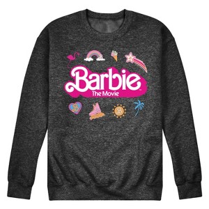 Men's - Barbie - Movie Logo Icons Graphic Fleece Sweatshirt - 1 of 4