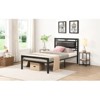 Streamdale Twin Metal Bed Frame: Modern Comfort, Black - 4 of 4