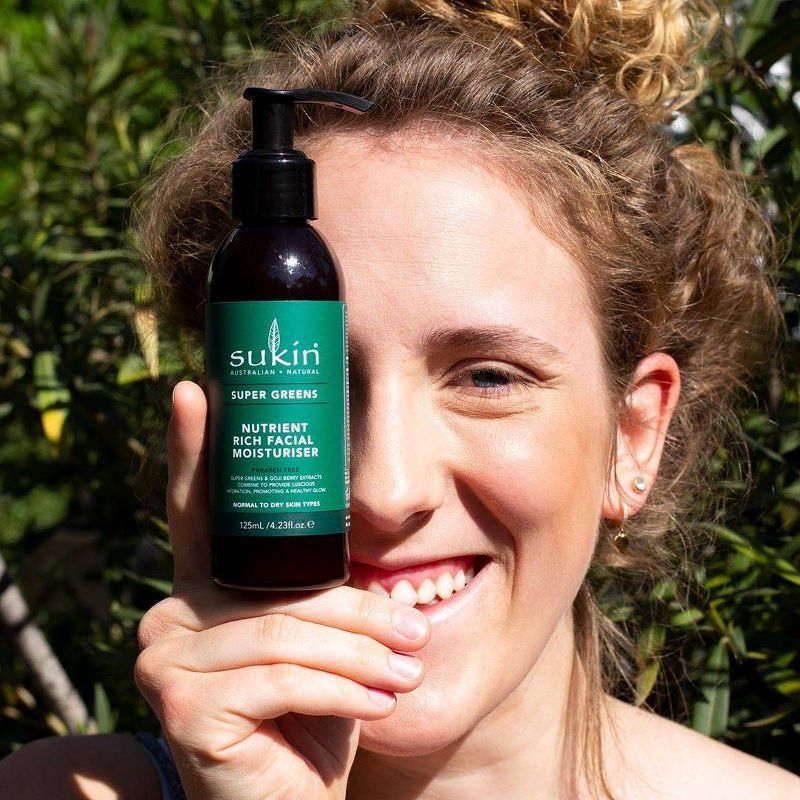 Sukin Super Greens Nutrient Rich Facial Moisturizer - 4.23 fl oz, 3 of 4