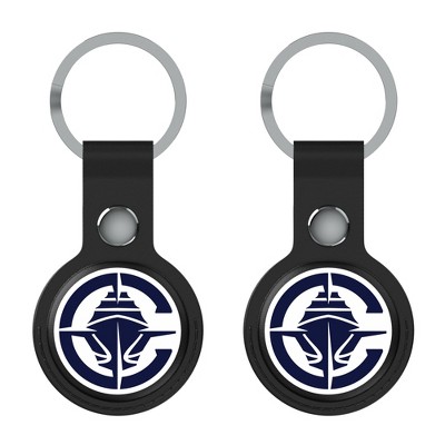 Keyscaper NBA Western Conference Teams Insignia Black Airtag Holder 2-Pack