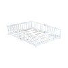 Whisen Twin Size Montessori Floor Platform Bed with Built-in Book Storage Rack on Headboard - 3 of 4