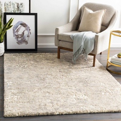 Hauteloom Holtsville Abstract Ivory Thick  Rug
