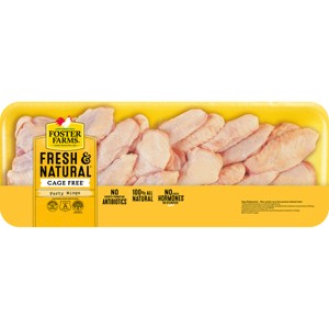 Foster Farms Fresh & Natural USDA Party Wings - 2.48-3.64lbs - price per lb - 1 of 4