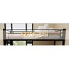 Twin Over Twin Metal Bunk Bed with Ladder and Guardrails - 3 of 4