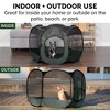 Bellura Pet - Green Foldable Animal Shelter - Green - 3 of 4