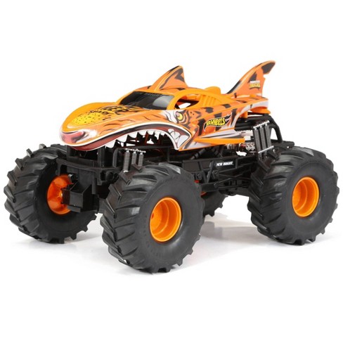 New Bright R C 1 10 Scale Hot Wheels Monster Truck Tiger Shark Target