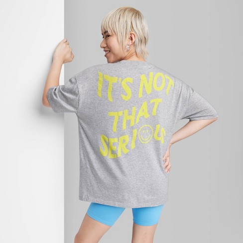 Women's Long Sleeve Pointelle T-shirt - Wild Fable™ Gray S : Target