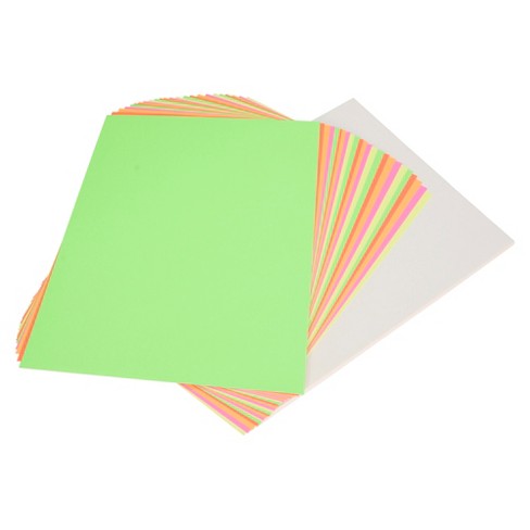 School Smart Poster Board, 11 X 14 Inches, White/assorted Neon Colors, Pack  Of 50 : Target