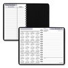 DayMinder Daily Appointment Book, 8 x 5, Black Cover, 12-Month (Jan to Dec): 2025 - 4 of 4