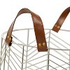 Set of 3 Metal Storage Baskets - Olivia & May: Silver Round Wire Baskets, Luxury Decor, Universal Placement - image 4 of 4