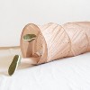 3 Sprouts Kids Recycled Fabric Play Tunnel - Terrazzo Clay - 2 of 4