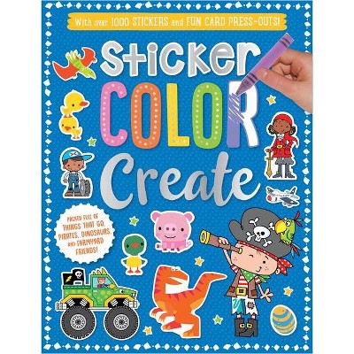 Sticker Color Create - by  Make Believe Ideas (Paperback)