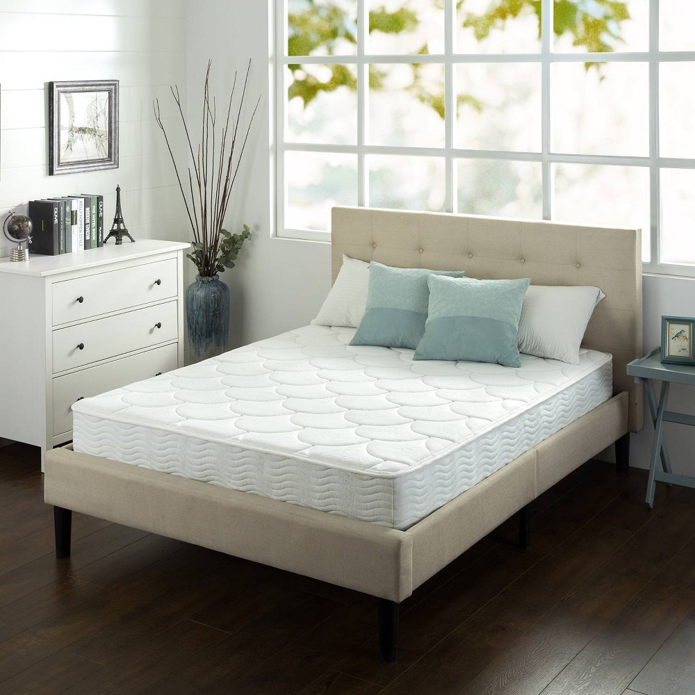 Photos - Mattress Zinus 8" Spring  - Twin XL: Medium Firm, High-Density Foam, Pocket Coils, Quilted, CertiPUR-US Certified 