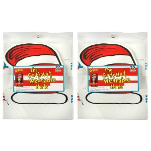 Eureka® Dr. Seuss™ Cat's Hat Wearable Cut Out Hats, 32 Per Pack, 2 Packs - 1 of 4