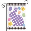 Briarwood Lane Easter Garden Flag 12x18 For Outdoor Checkered Spring Bunny For Easter Garden Flag Flags For Outside - 2 of 4