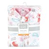 Hudson Baby Infant Girl Mink with Faux Shearling Inner Sleeping Bag, Sack, Blanket, Girl Woodland - 2 of 3