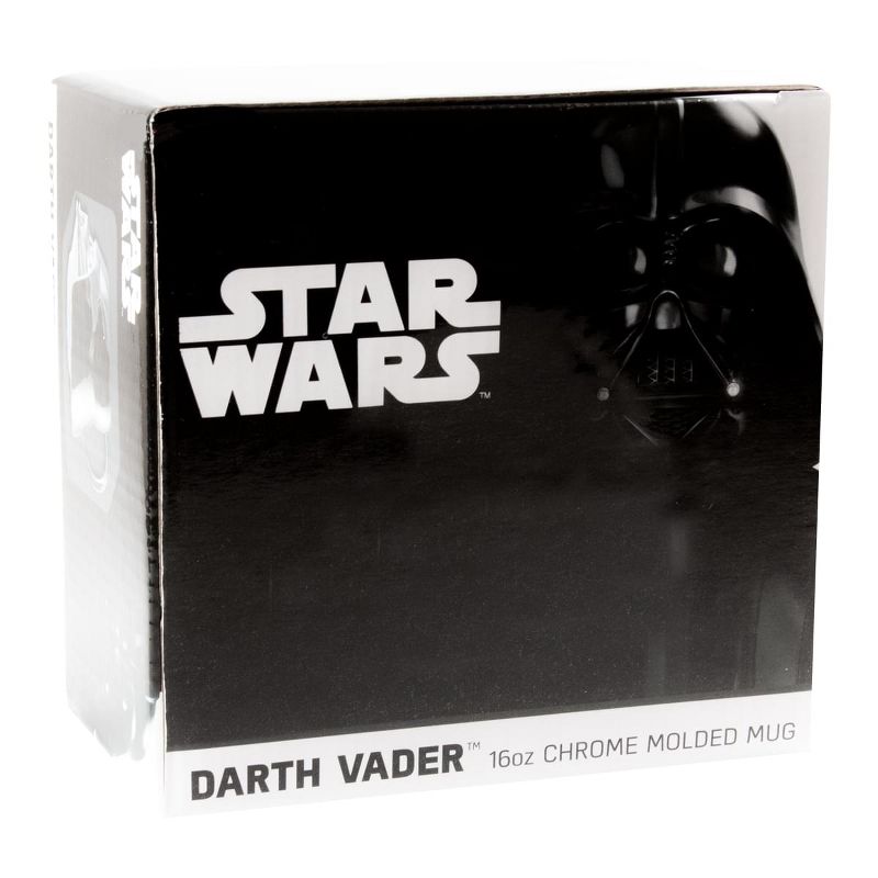 Surreal Entertainment StarWars Collectible | Star Wars Darth Vader Mug | Chrome Molded, 4 of 7