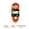 GoGreen Power (GG-15150) 14/3 50Õ SJTW 3-Outlet Heavy Duty Extension Cord, Lighted End, 50 Ft - 2 of 4