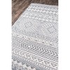 2'x3' Mallorca Alistar Accent Rug Gray - Momeni: Modern Geometric Wool, Handmade, Low Pile, Indoor Use - 2 of 4