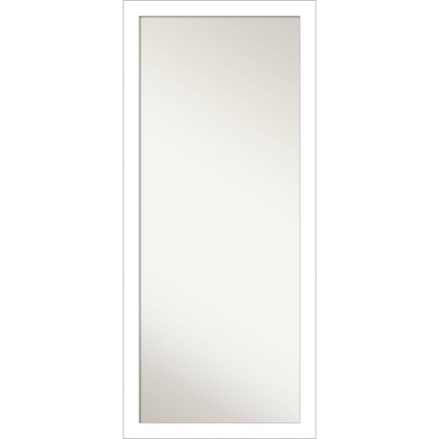 White full on sale length mirror